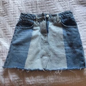 Denim skirt